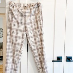 Barely worn aritzia Wilfred plaid pants